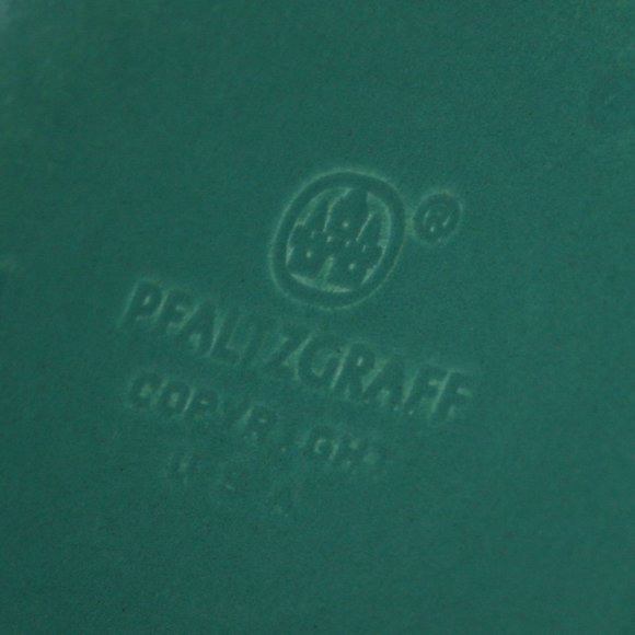 Pfaltzgraff Solstice Dark Green Lot of 4 Bread or Appetizer 8" Plate R-156 - Picture 4 of 6